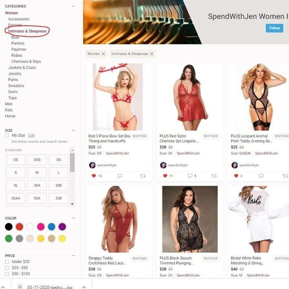 SHOP MY STORE- HOW‎ TO SHOP MY LINGERIE - Picture 5 of 5